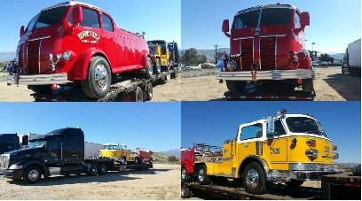 Antique Fire Truck Shipping and Transport Services